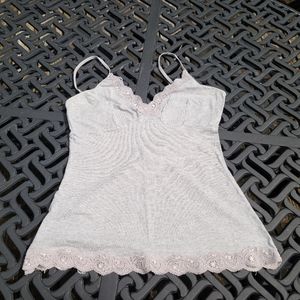 Lace Trimmed Tank